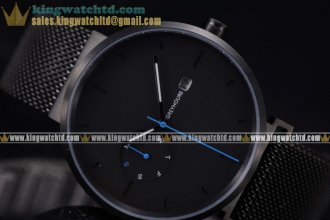 Greyhours Essential - Dark Hours PVD/PVD Black Japan Quartz