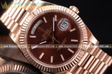 Rolex Day Date II Brown R