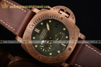 1:1 Panerai Luminor Submersible 1950 3 Days RG/LE Green P.9000 Auto (KW)