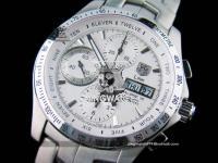 TAG HEUER LINK CHRONO DAYDATE SS ASIAN 7750 AUTOMATIC WHITE 138