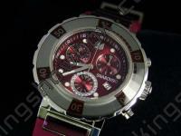 SWAROVSKI Octea Chrono Ladies SS/RU Maroon... OEM Overruns!!! 007